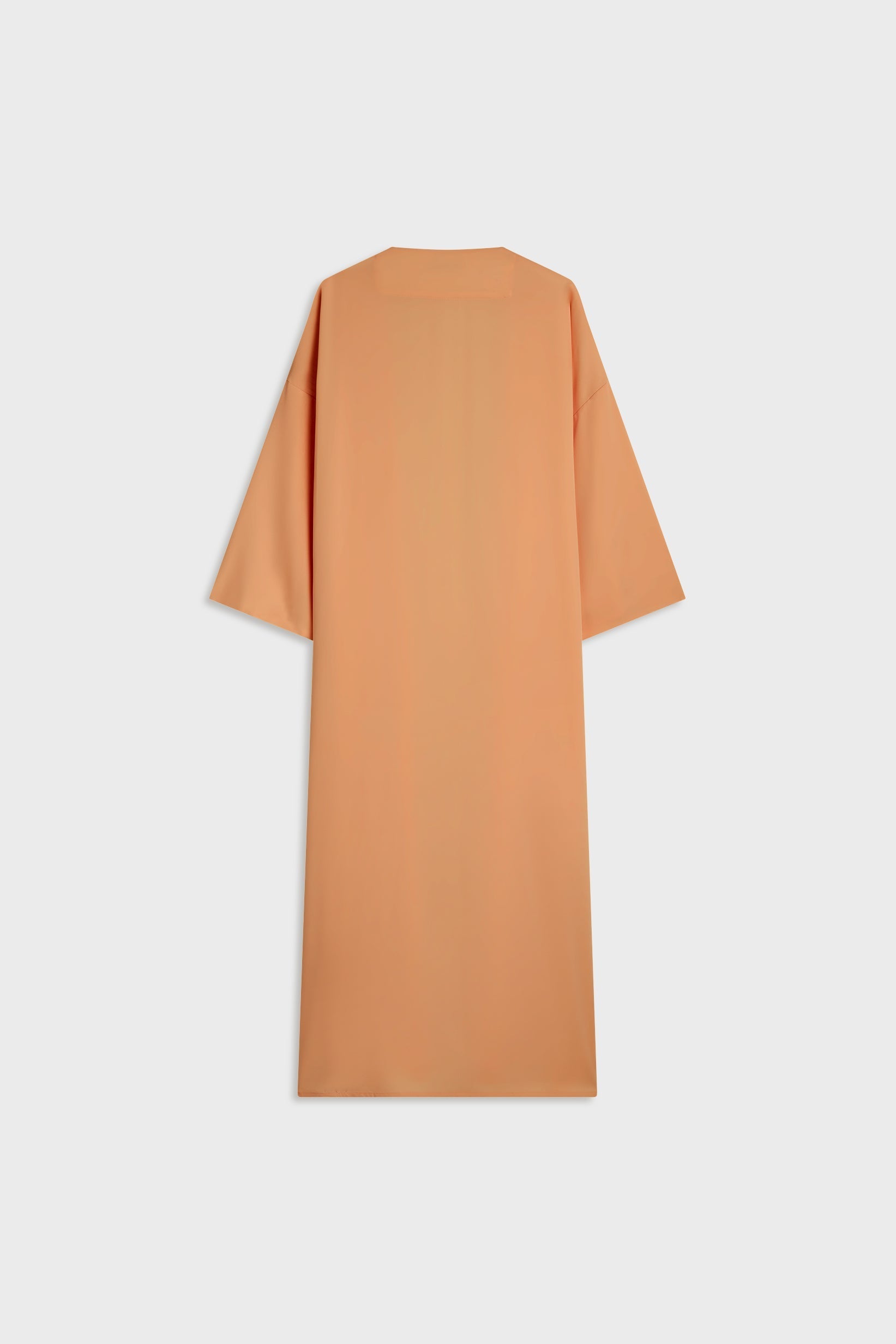 Woven Abaya Regular | Pastel Orange