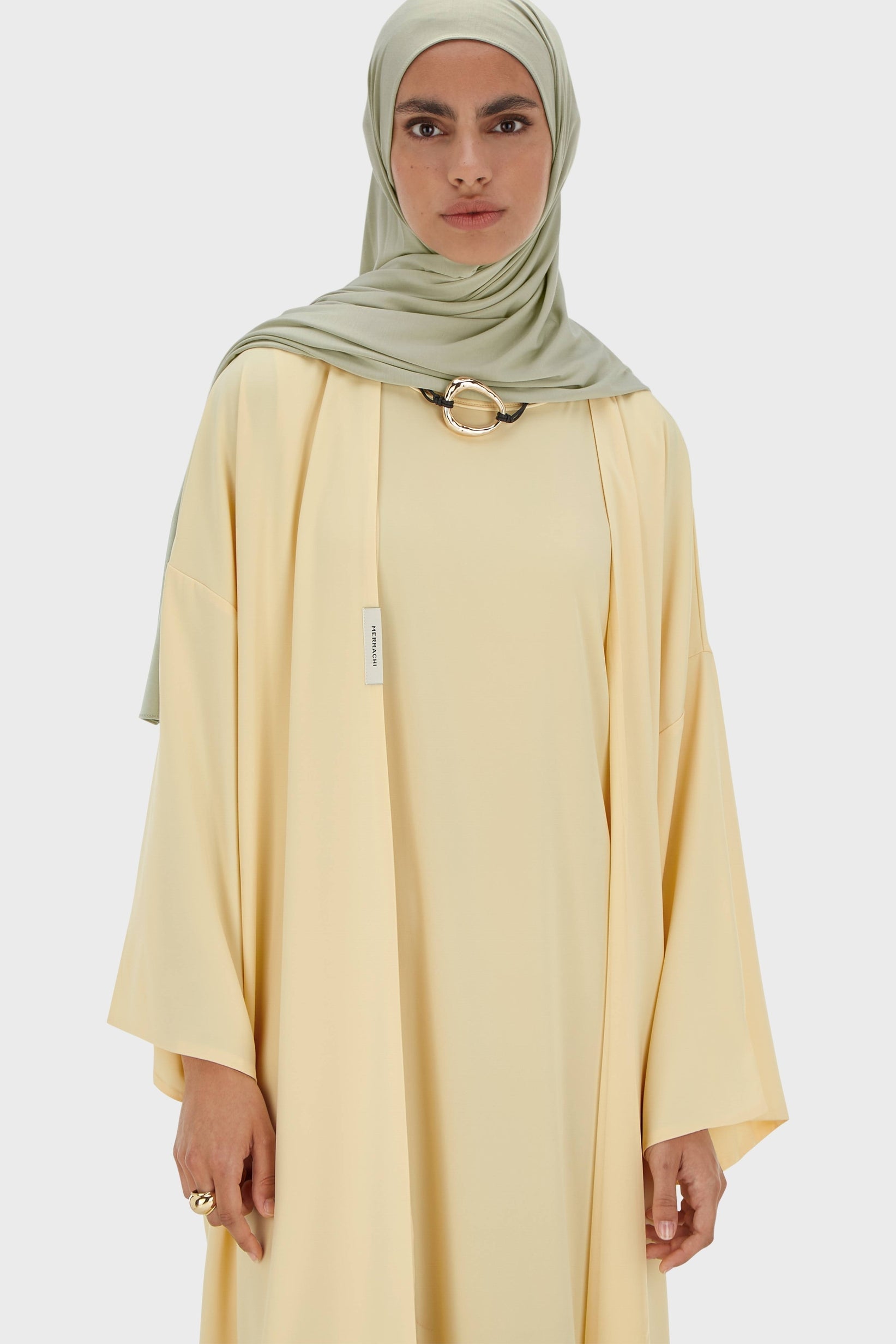 Woven Abaya Regular | Sorbet