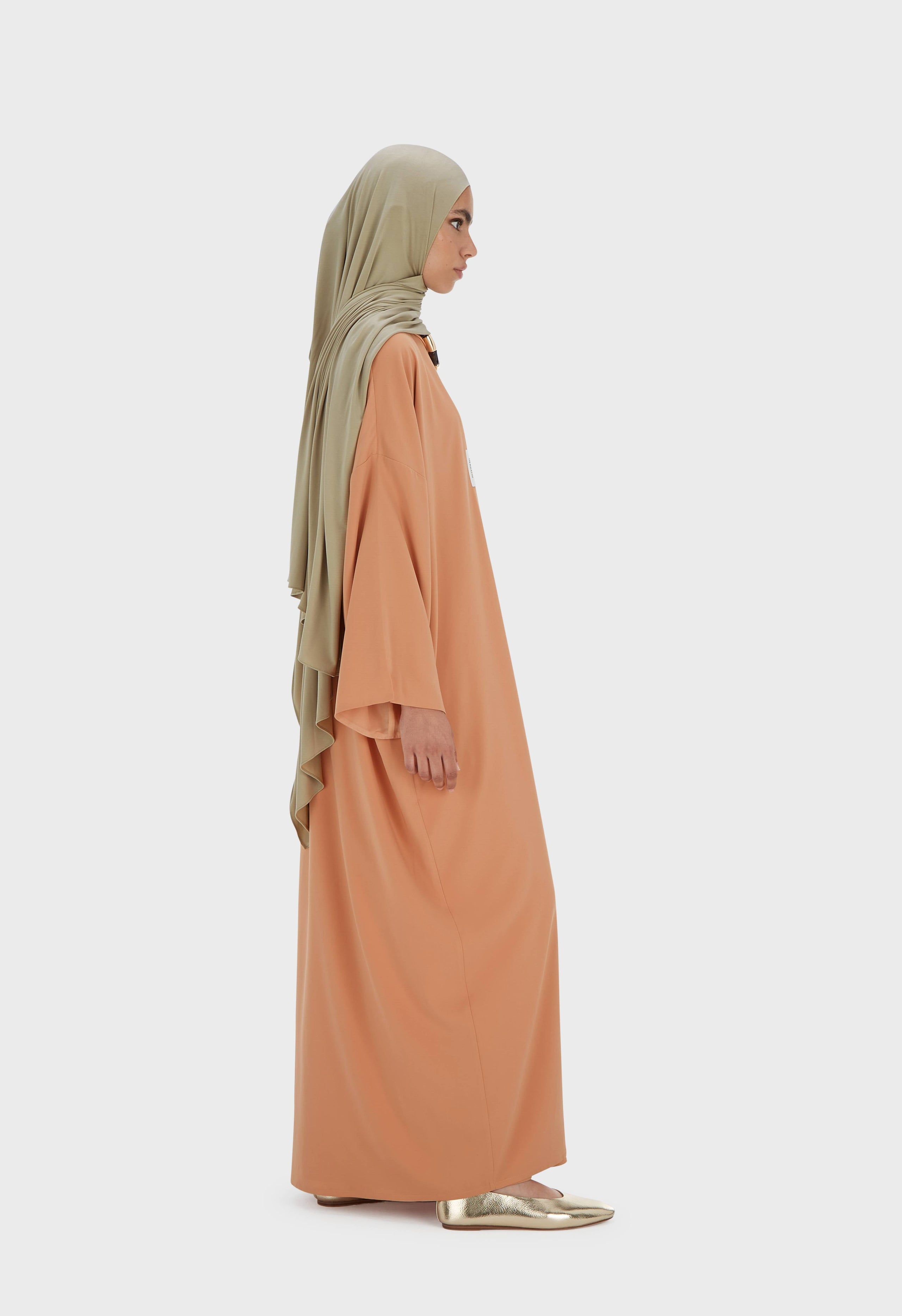 Sleeveless Woven Dress Short | Pastel Orange