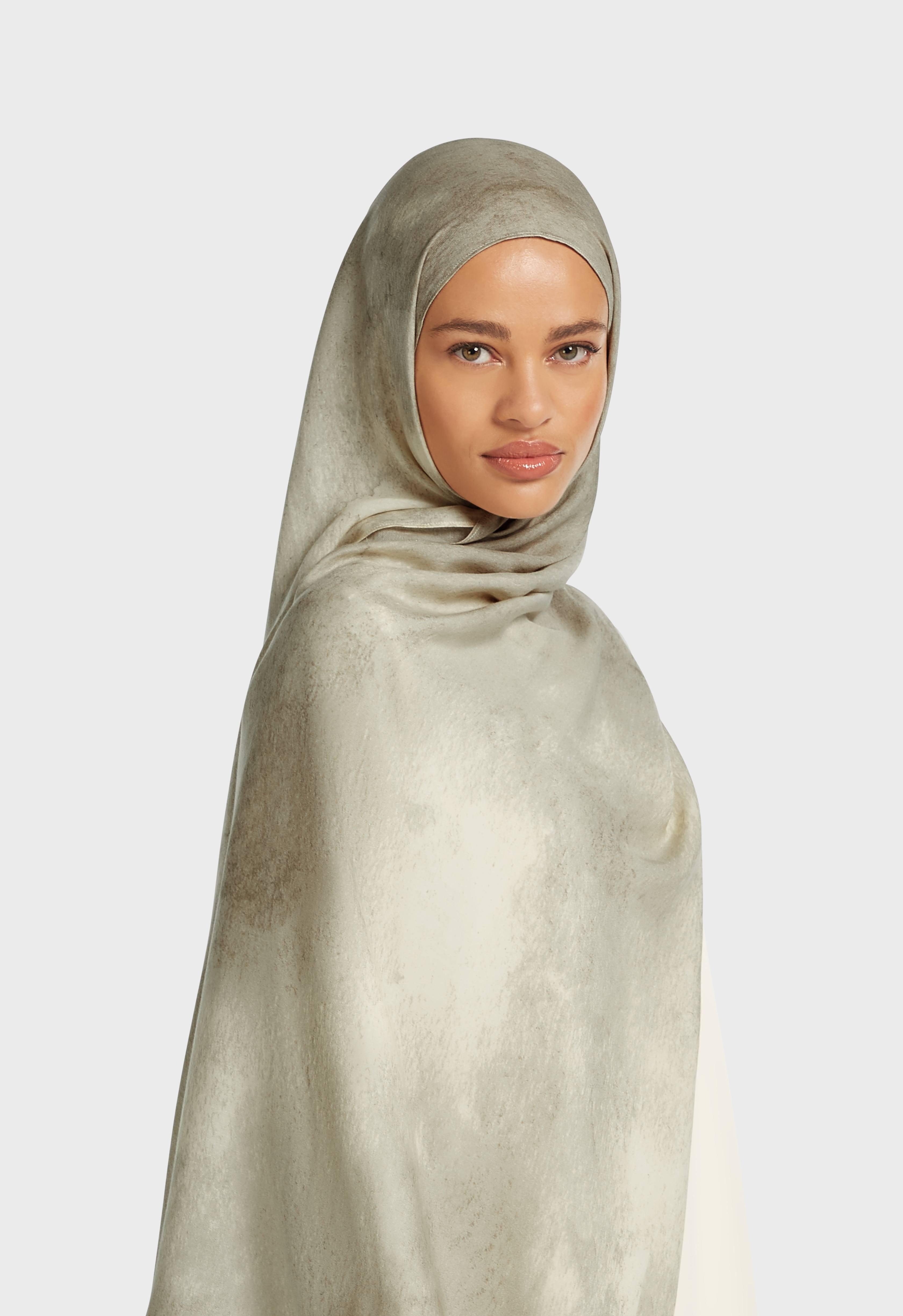 Weightless Woven Scarf | Marble White Pepper