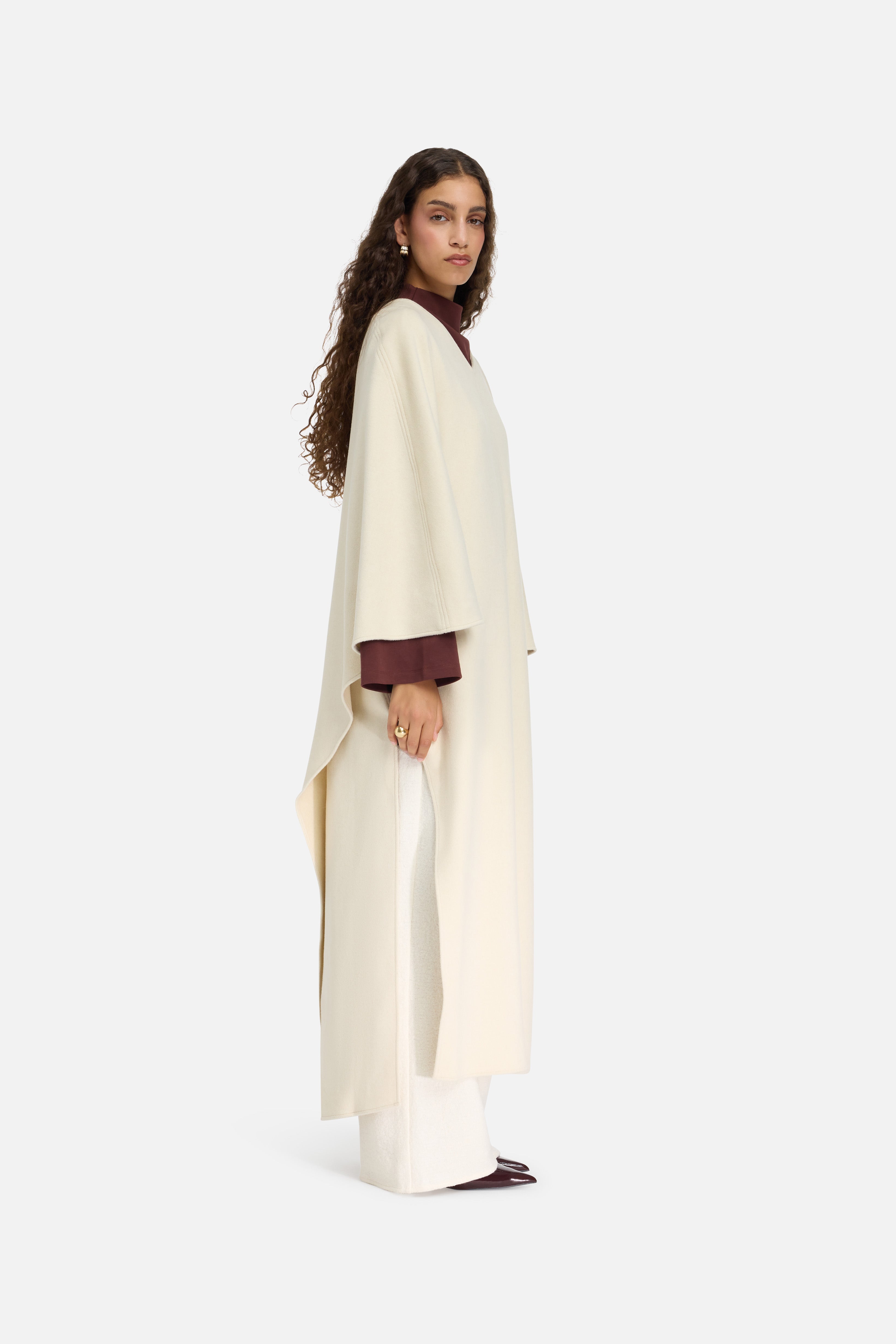 Wool Blend Dress | Cloud White